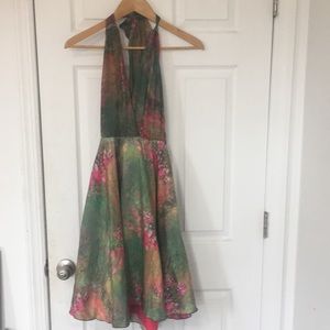Gorgeous Alice + Olivia Floral Silk Dress Size 2